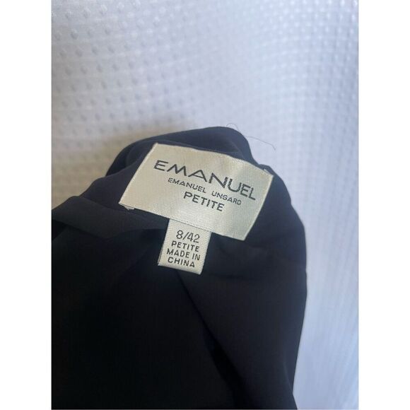 Emanuel Ungaro Black Silk Beaded Top - Picture 6 of 6